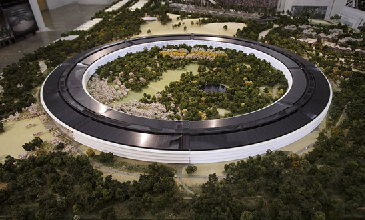 苹果公司公开新总部沙盘 如宇宙飞船